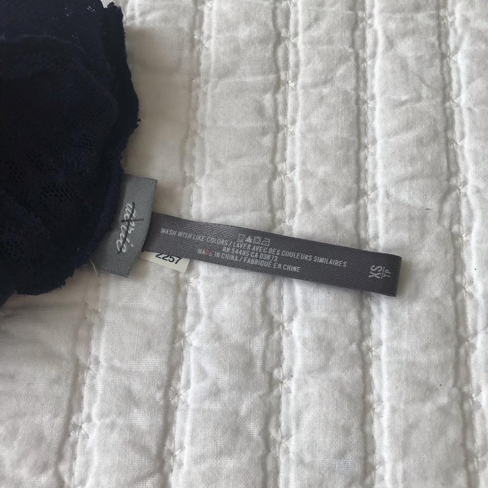 DONATED Aerie Navy Lace Longline Bralette XS - Picture 6 of 8
